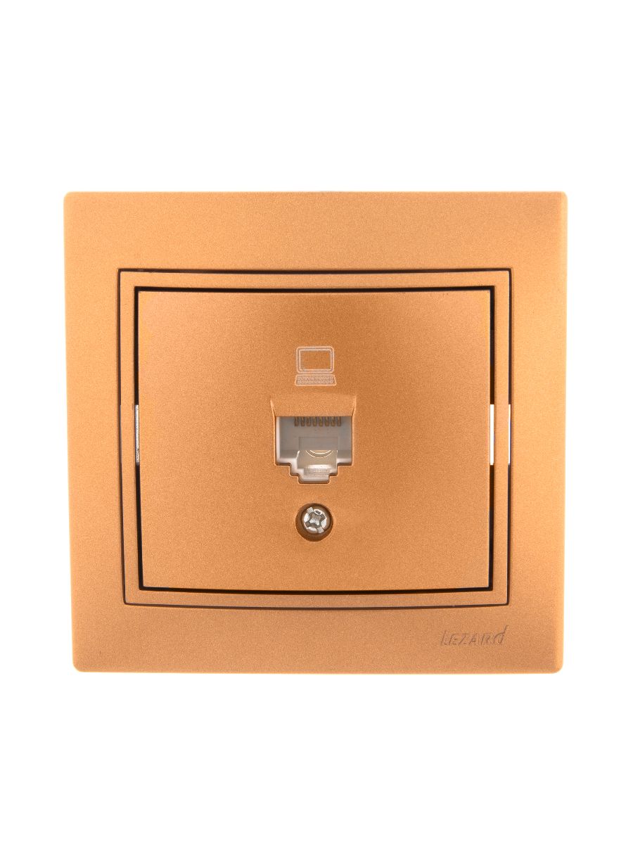 Розетка компьютерная Lezard Mira 701-1313-139