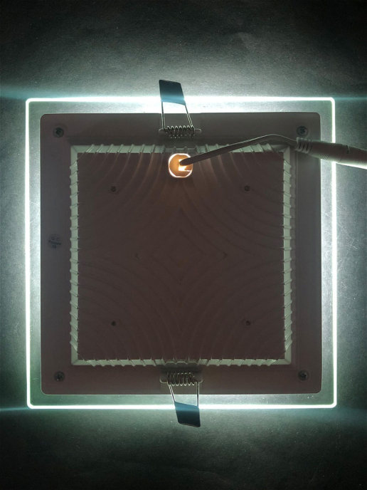 Встраиваемый светильник Elvan VLS-705SQ-18W-WW-Wh