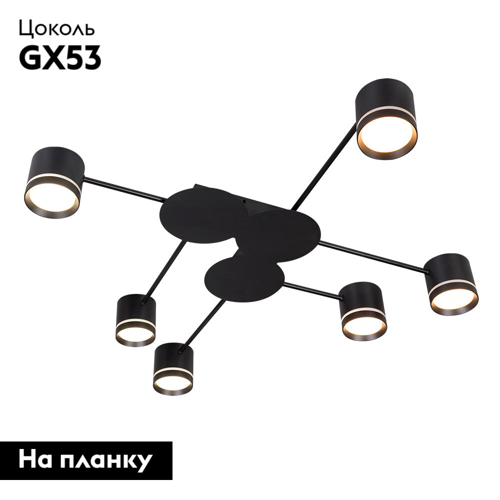 Потолочная люстра Arte Lamp Legacy A8024PL-6BK
