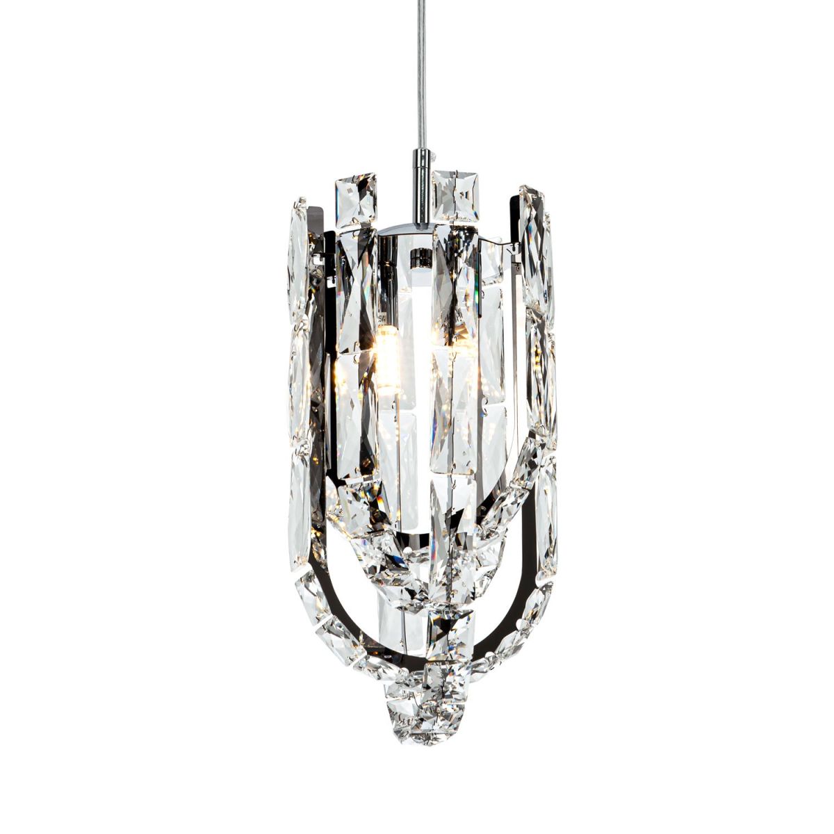 Подвесной светильник хрустальный Modelux ML.6621.2 CR