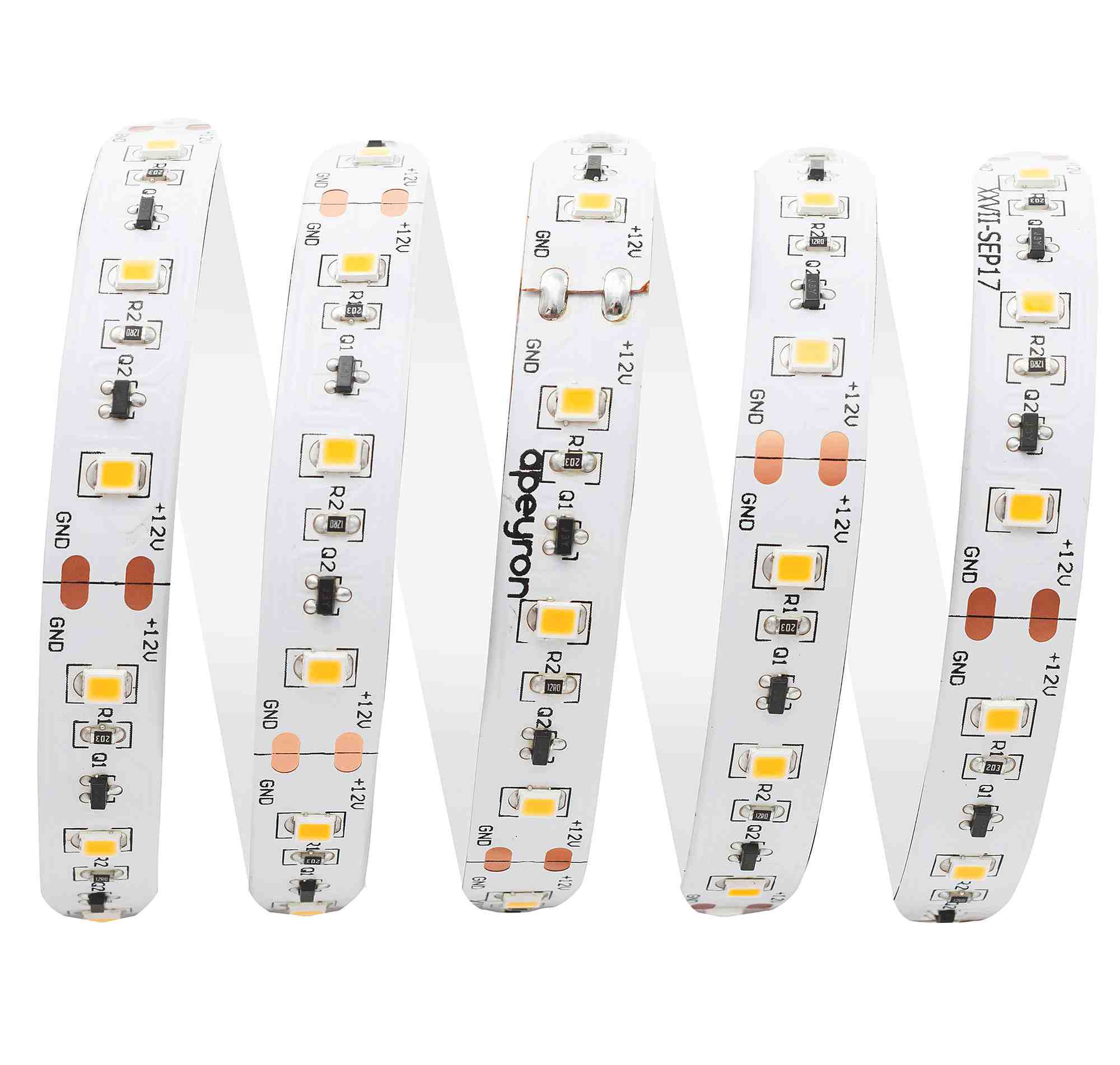 Светодиодная лента Apeyron 12В ПРО 14,4Вт/м smd2835 60д/м IP20 1200Лм/м 20м 3000К 00-115