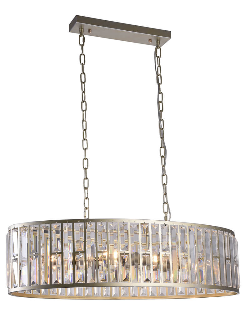 Подвесная люстра Lumien Hall Кароль 0003/6P-SRGD-CL