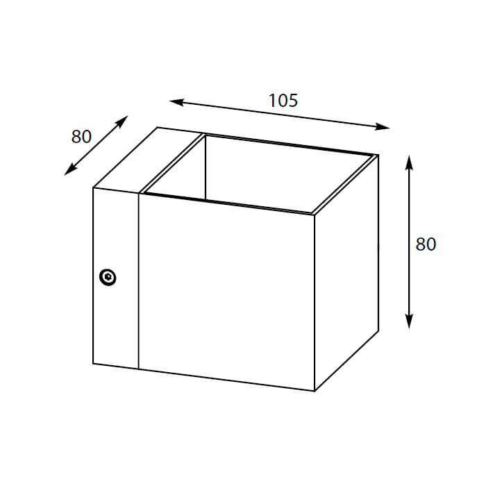 Настенный светильник Zumaline TRANSFER WL 90841