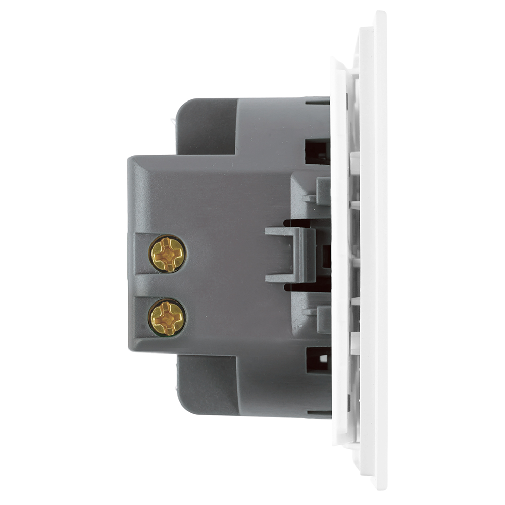 Переключатель 1-клавишный (механизм) Stekker Мия 250В 10A RSW10-3105-01 белая магнолия 50433