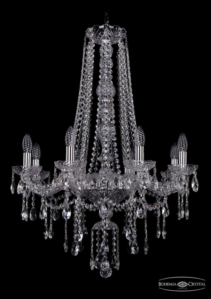 Подвесная люстра Bohemia Ivele 1415/8/220/h-85/Ni