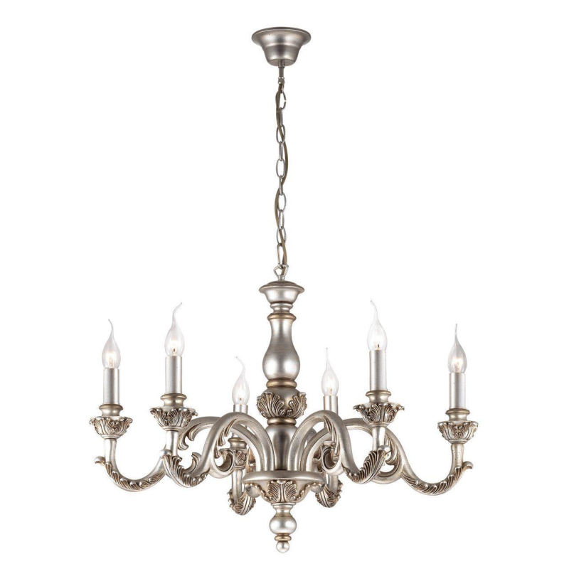Подвесная люстра Ideal Lux Giglio SP6 Argento 075310