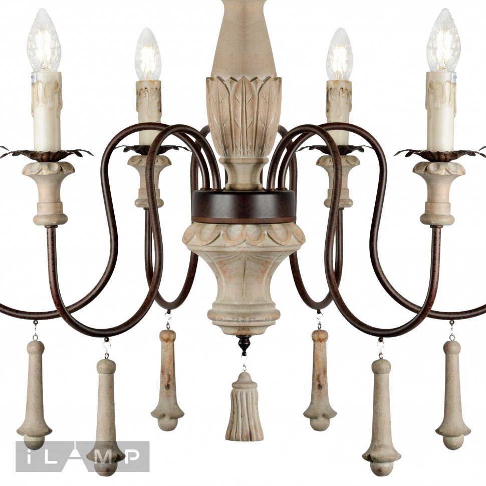 Подвесная люстра iLamp Perla Loft 6223-6