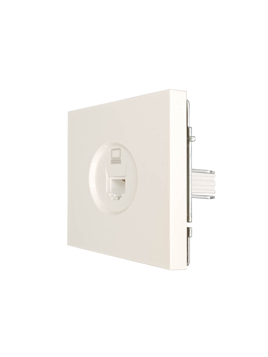 Розетка компьютерная слоновая кость Lezard Zima 704-9088-139