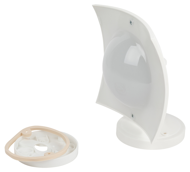 Уличный настенный светильник Эра ДБУ 07-8-004 У1 «Дели 4» белый Б0057525