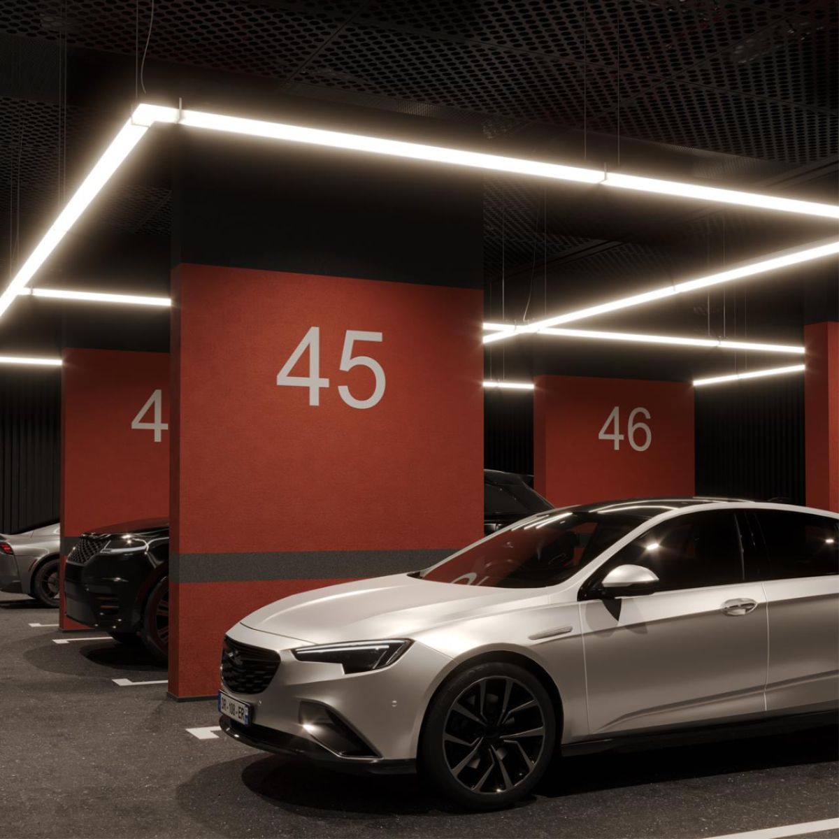 Линейный светильник (в комплекте прямые соединители 2шт и сетевой кабель 2м) Novotech Over Bits 359828