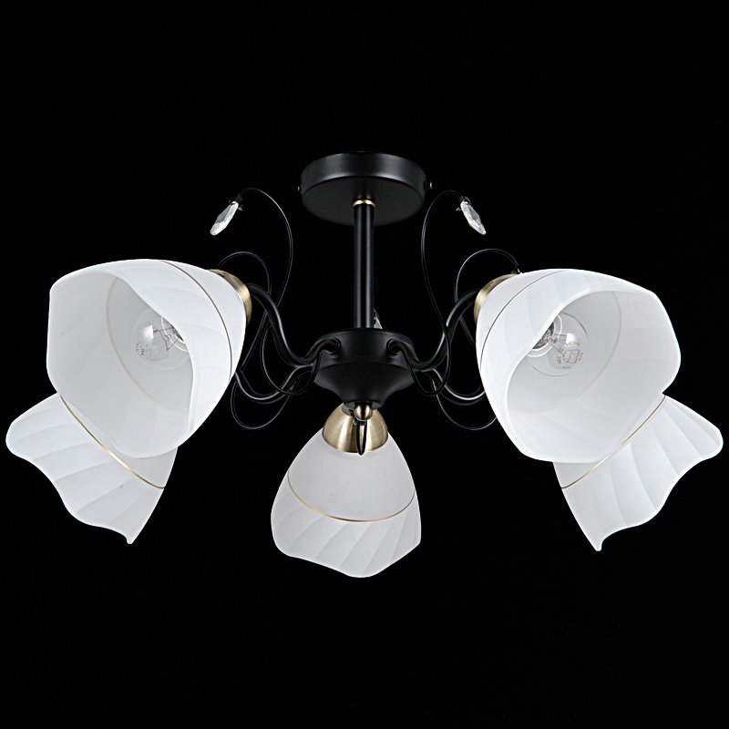 Люстра на штанге Illumico IL9965-5CSQ-79 BK AB