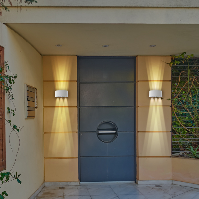 Уличный настенный светодиодный светильник Novotech Calle 357680