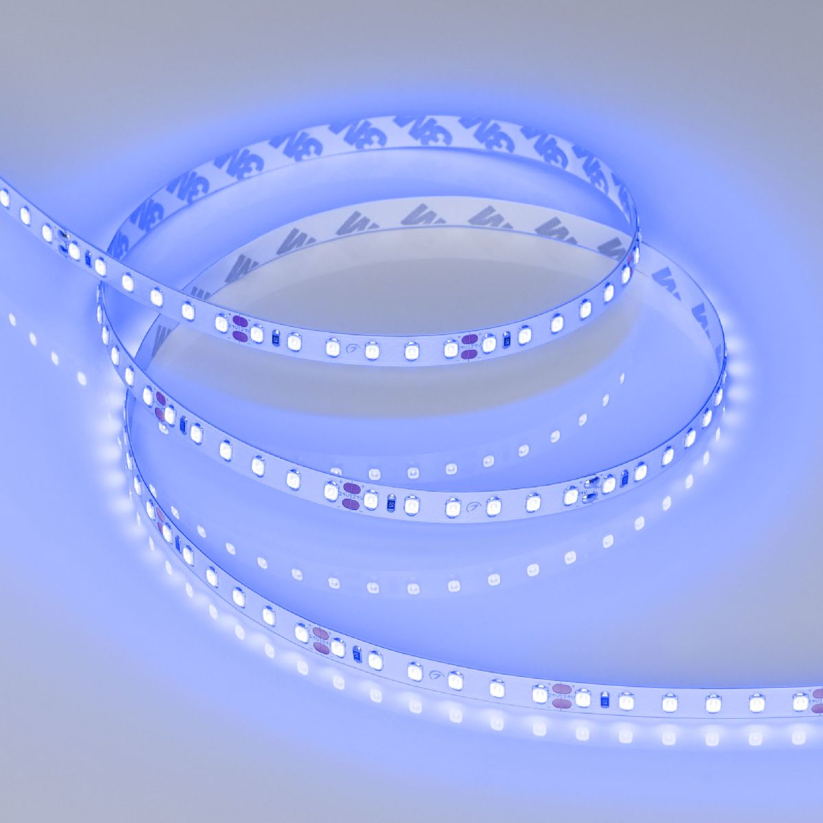 Светодиодная лента Arlight RT-A120-8mm 24V Blue (9.6 W/m, IP20, 5m) (Arlight, 9.6 Вт/м, IP20) 008783(2)