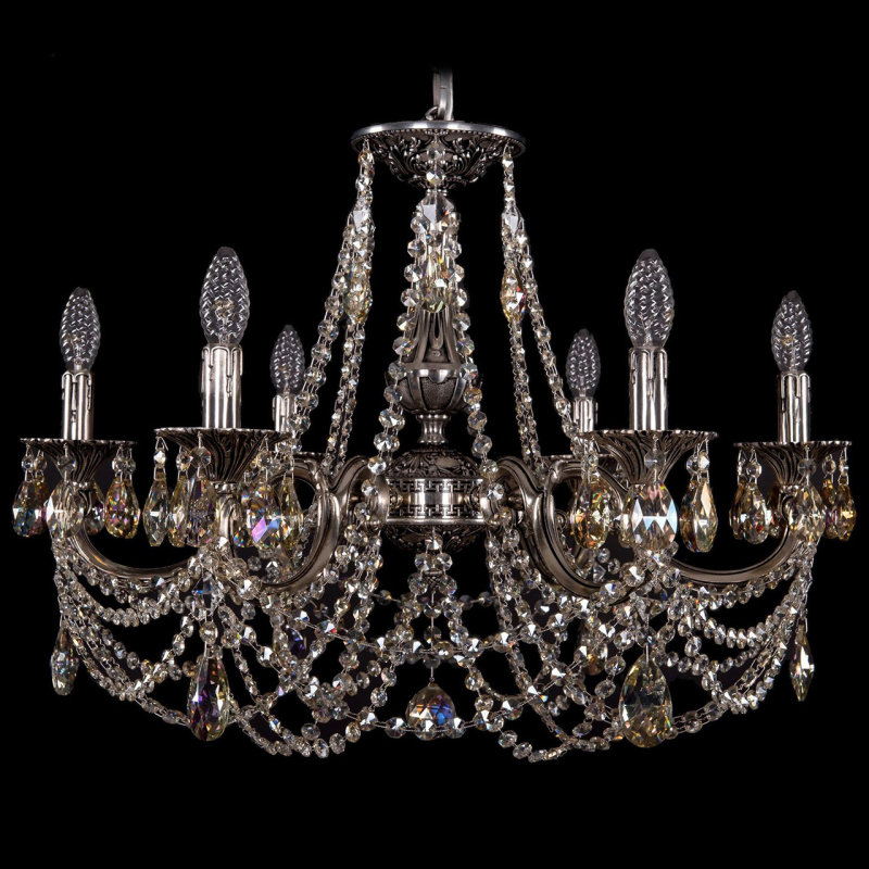 Подвесная люстра Bohemia Ivele 1702/6/250/C/NB/R701