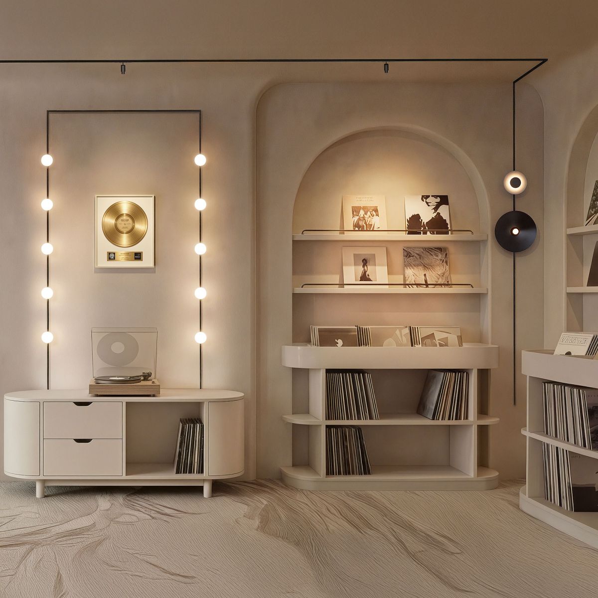 Трековый магнитный светильник Arlight MAG-MICROCOSM-POINT-R68-7W Day4000 (BR, 36 deg, 24V) (IP20 Металл) 051831