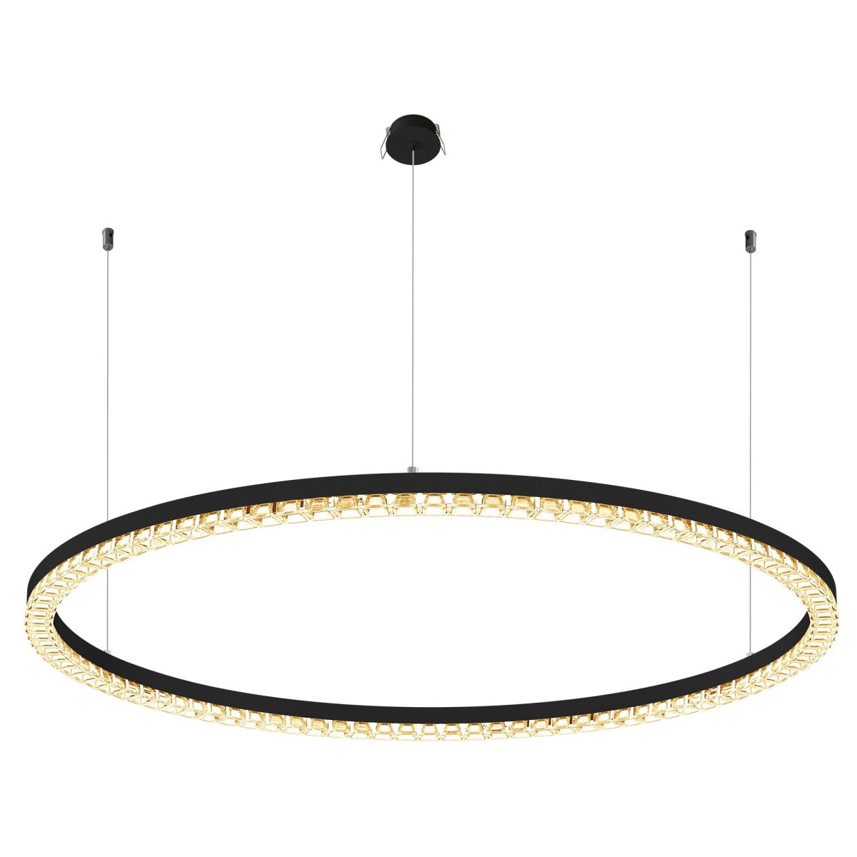 Подвесная люстра Arlight SP-DIAMOND-R1050-60W Warm3000 (BK, 45 deg, 230V, TRIAC) 054487