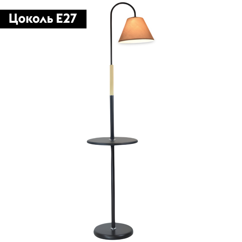 Торшер Reluce 01719-2.6-01A BK