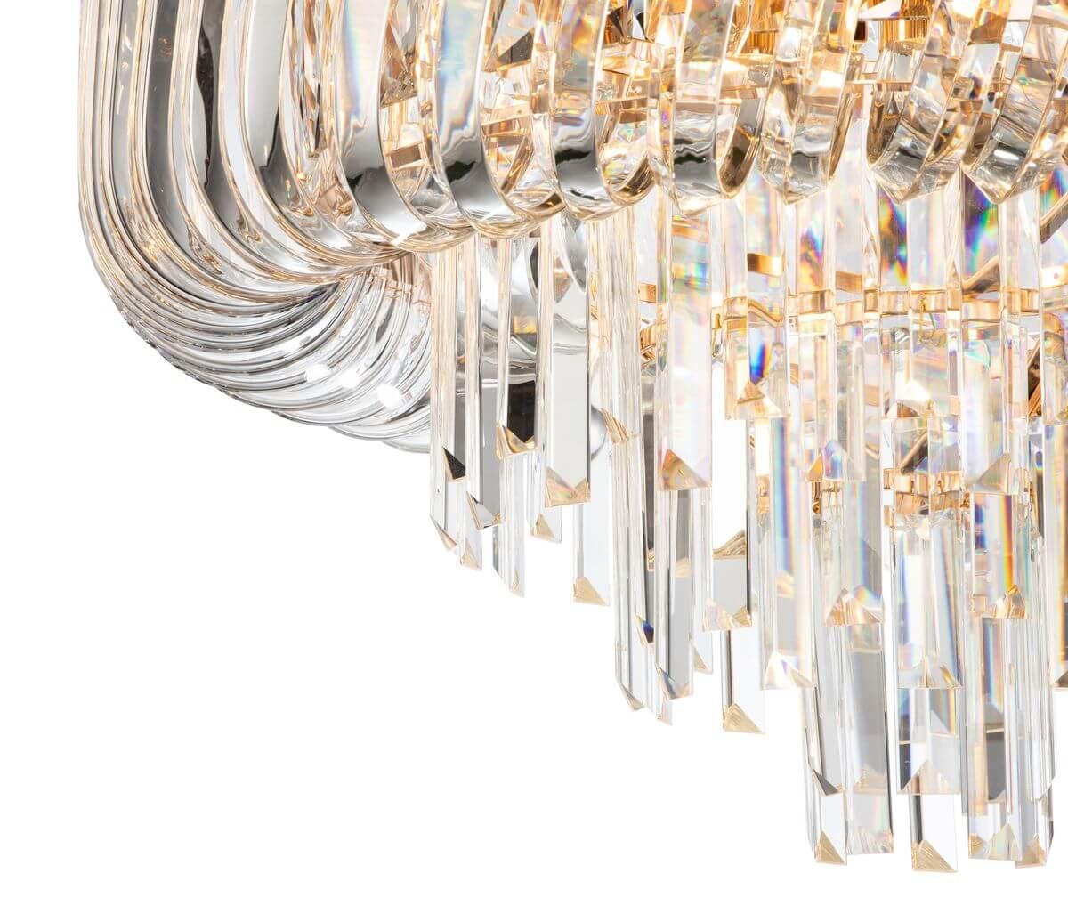 Потолочная люстра Indigo Braccia 12007/8С Gold V000042