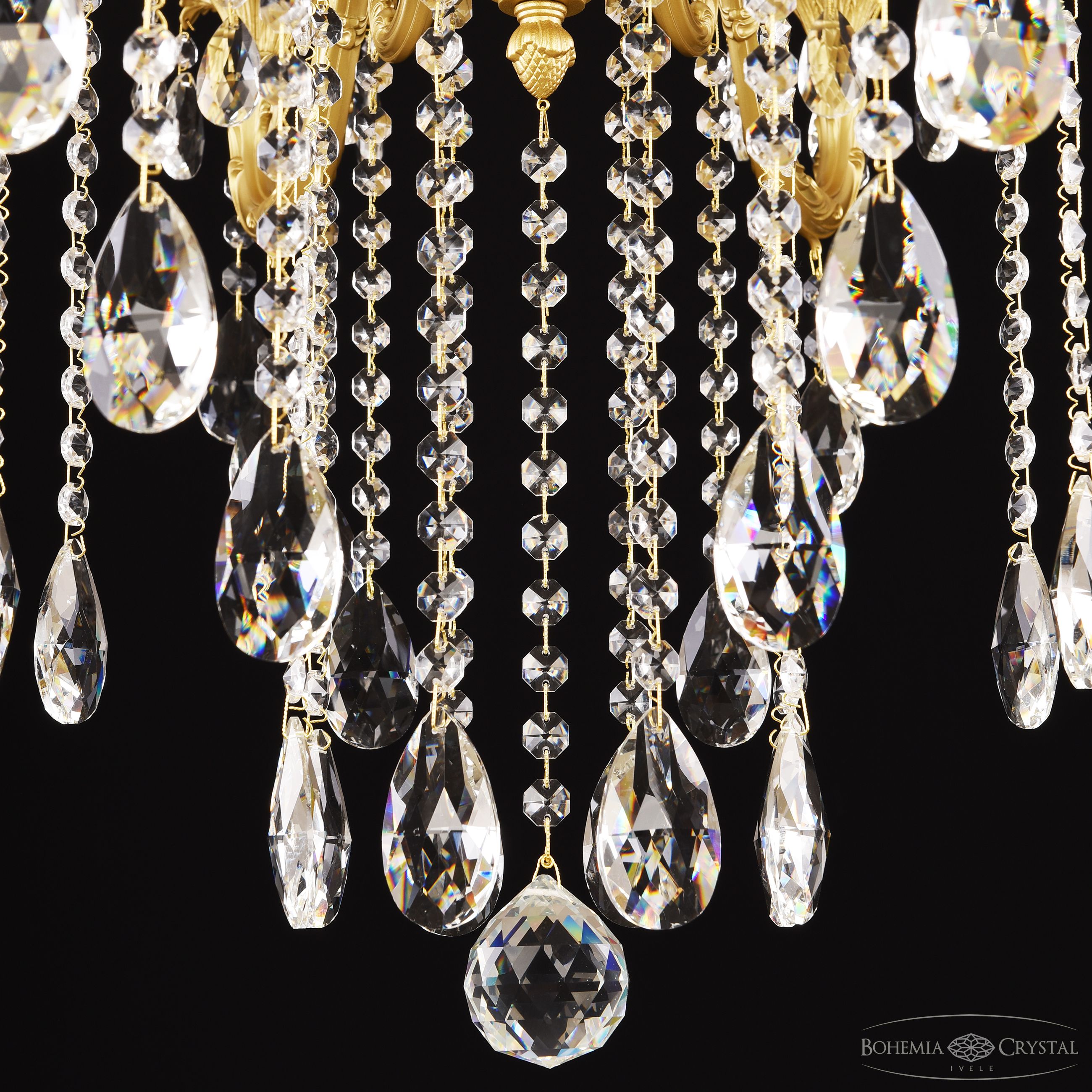 Подвесная люстра Bohemia Ivele Crystal AL79101/8/250 B AG