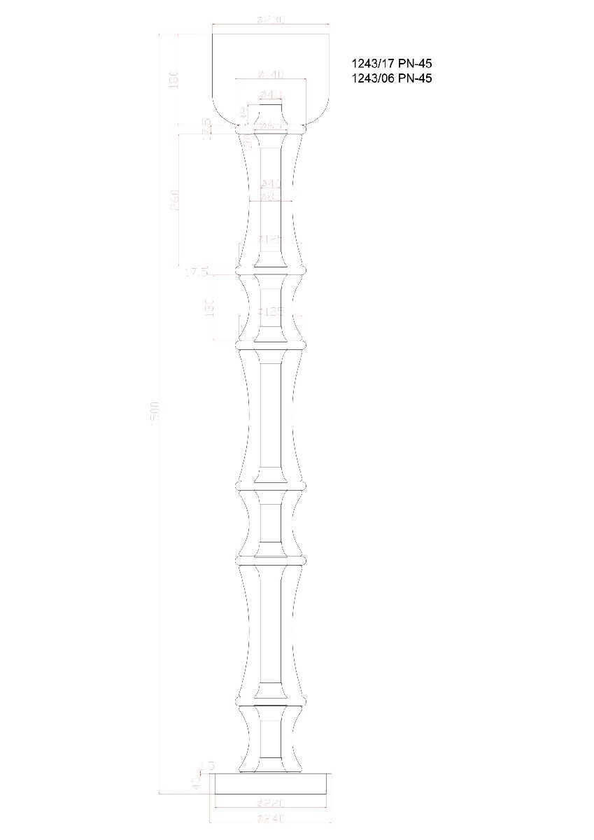 Торшер модерн Divinare Volturn 1243/17 PN-45