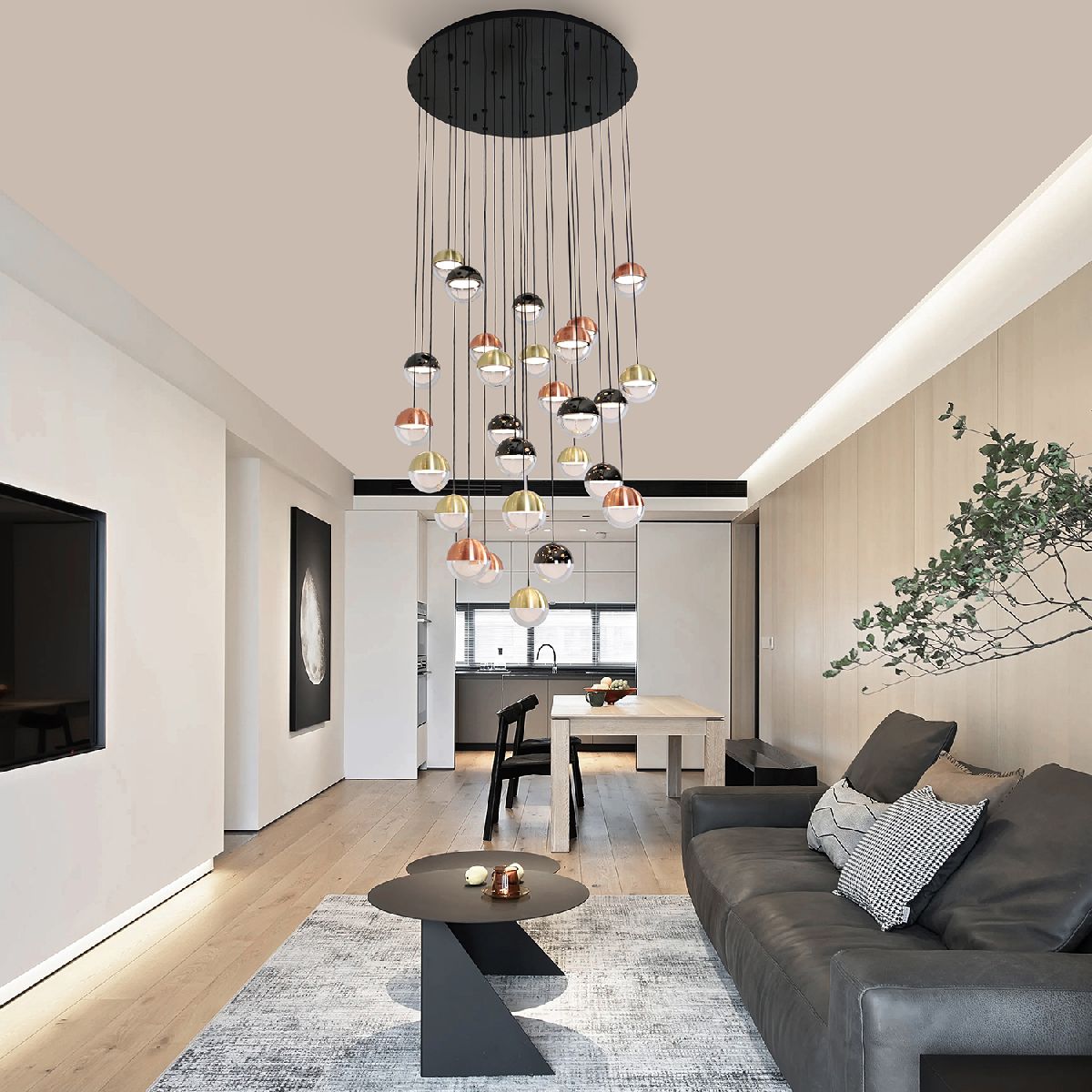 Каскадная люстра Favourite Luna 4371-27P