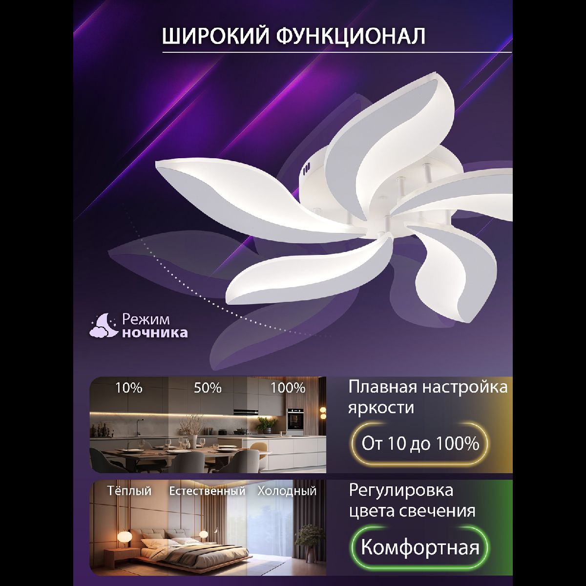 Потолочная люстра Natali Kovaltseva LED LAMPS 81459