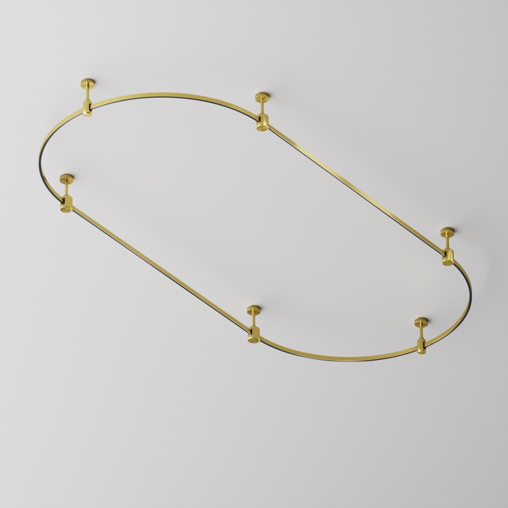 Шинопровод магнитный полукруг Maytoni Flarity TRX154-SR-D800-BS