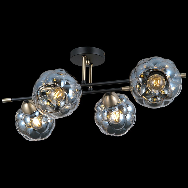 Люстра на штанге Illumico IL0442-4CSQ-79 BK