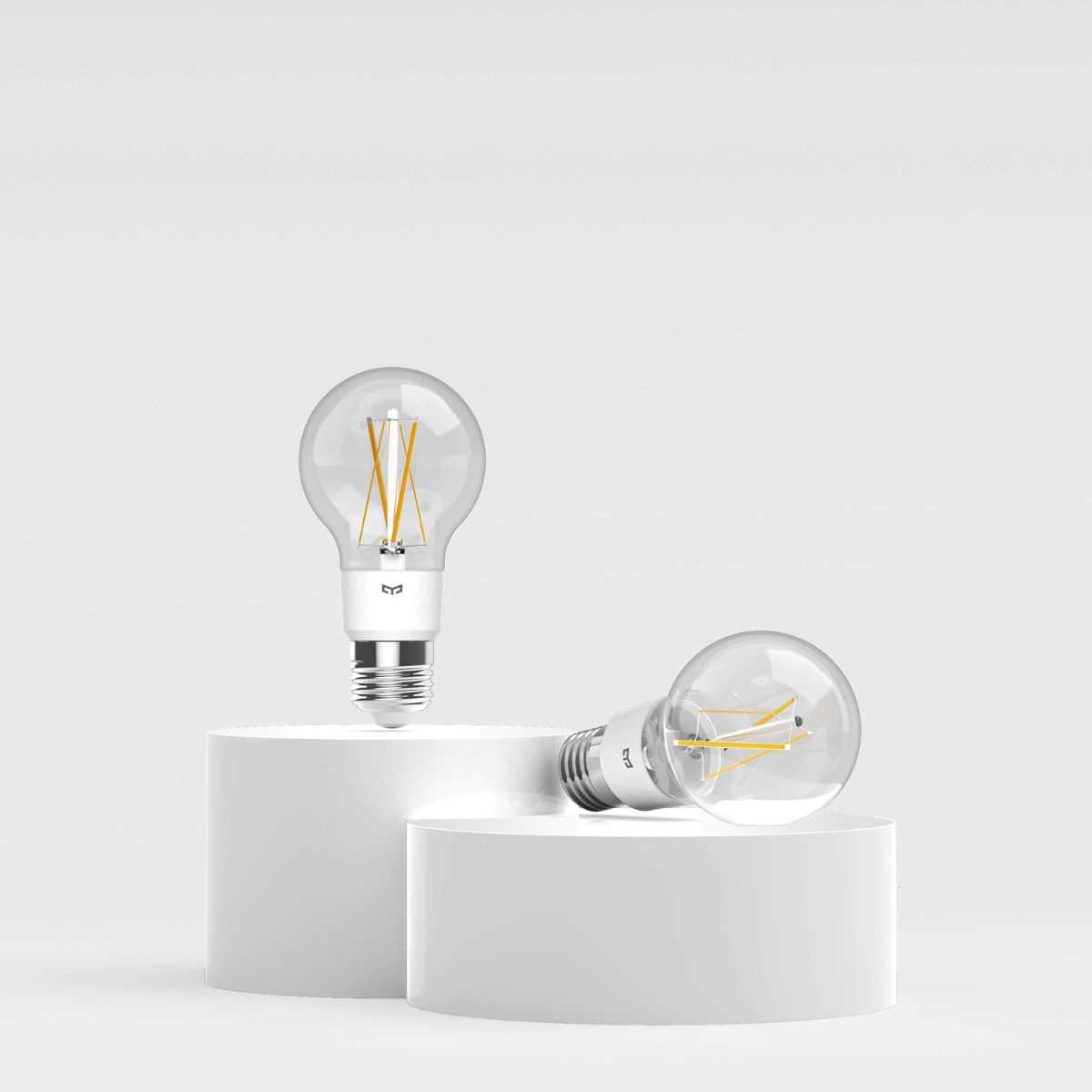 Умная светодиодная филаментная лампа Yeelight LED Filament Light E27 6W 2700K YLDP12YL