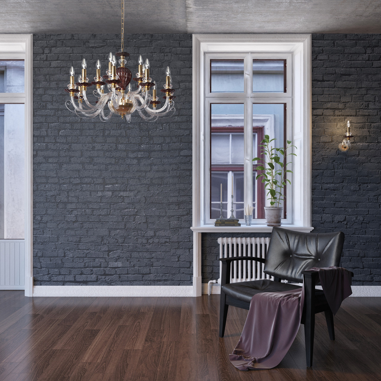 Подвесная люстра Odeon Light Siena 3929/15