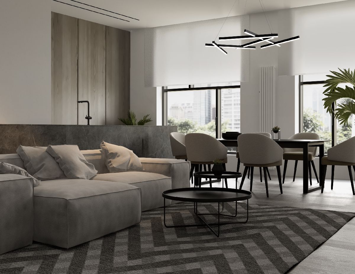 Подвесной светодиодный светильник Maytoni Line MOD016PL-L75B