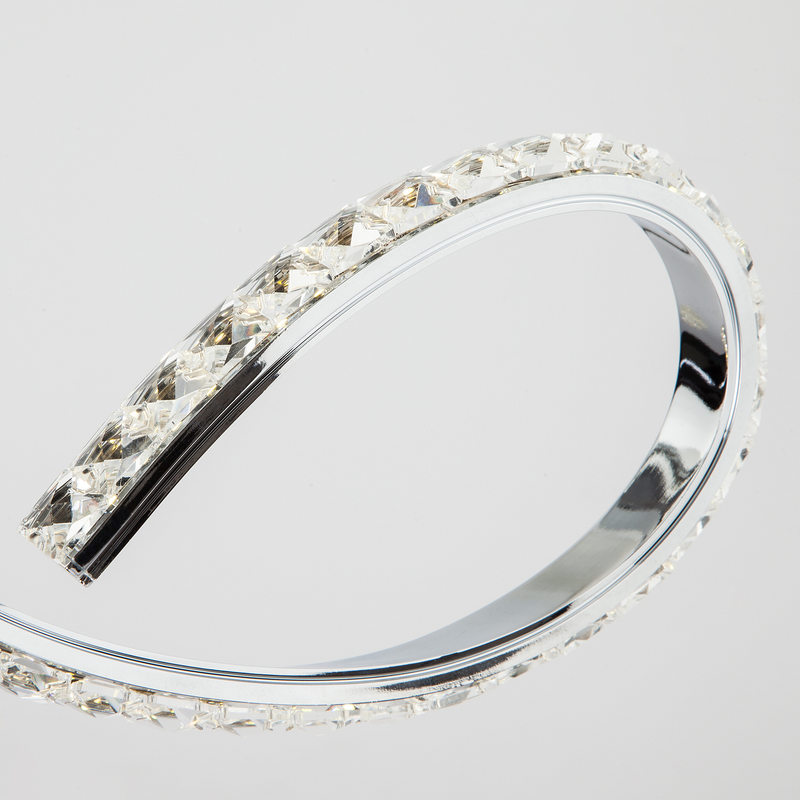 Потолочная светодиодная люстра Eurosvet Miracle 90063/5 хром