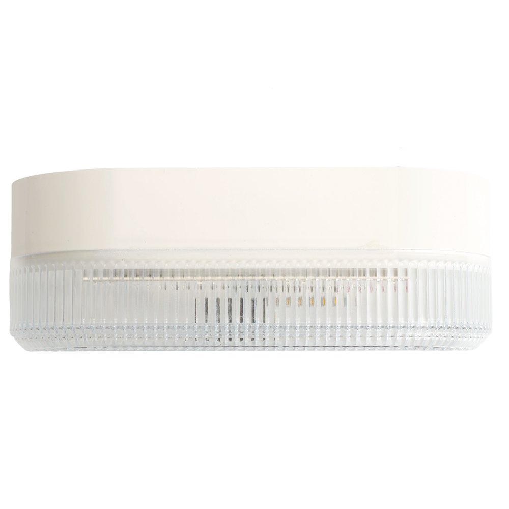 Настенно-потолочный светильник Feron 51511 Светодиодный светильник серии TR ЖКХ Овал 12Вт, 4000К, призма, IP53