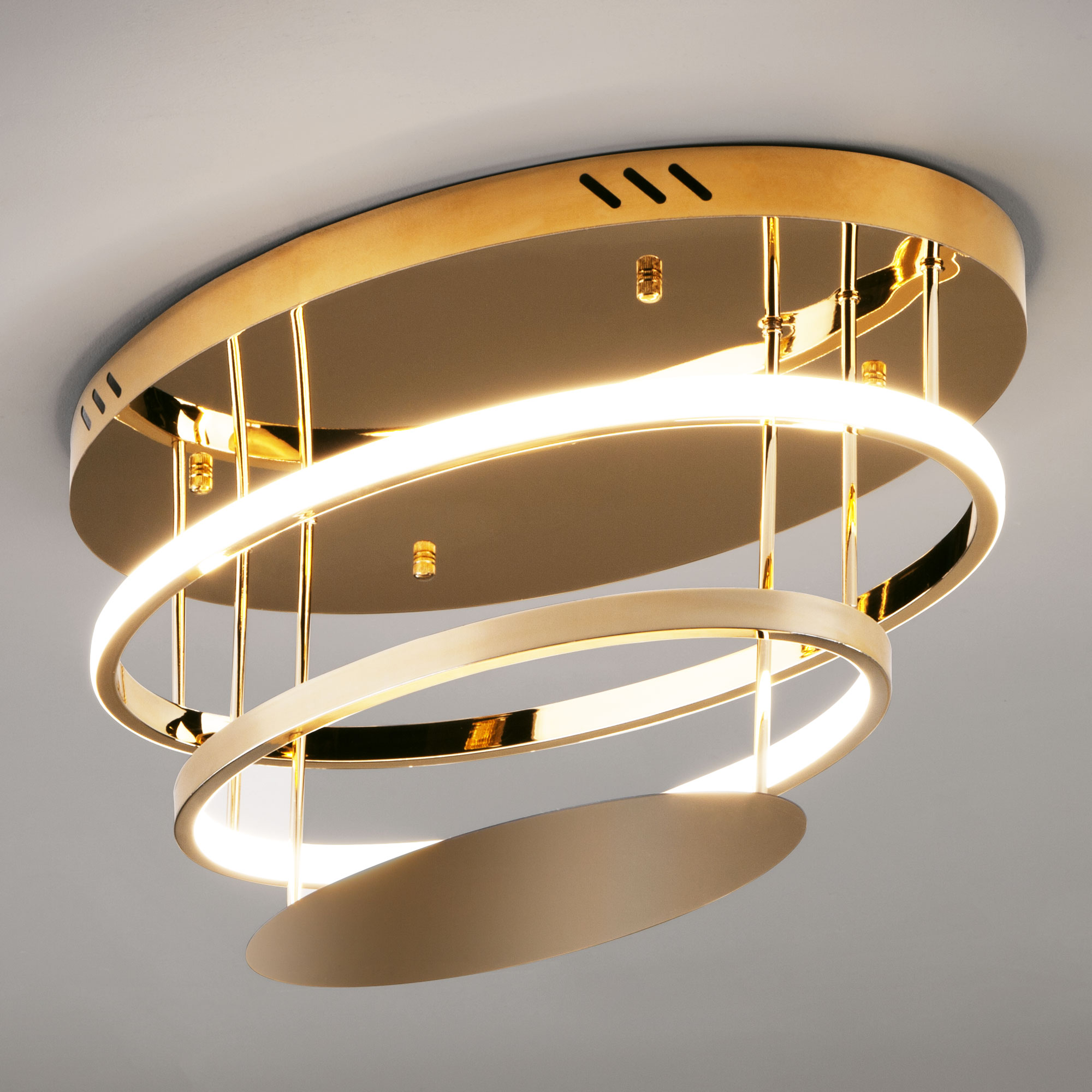 Потолочный светодиодный светильник Eurosvet Chic 90160/2 золото