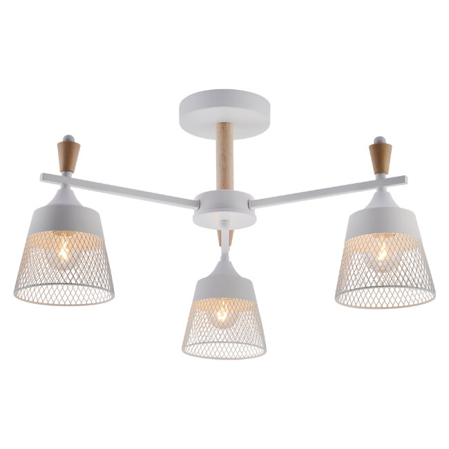 Люстра на штанге Seven Fires Olban SF3389/3C-WT-WD