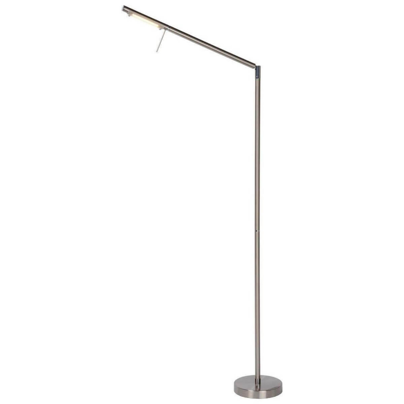 Торшер хром Lucide Bergamo-led 12719/06/12