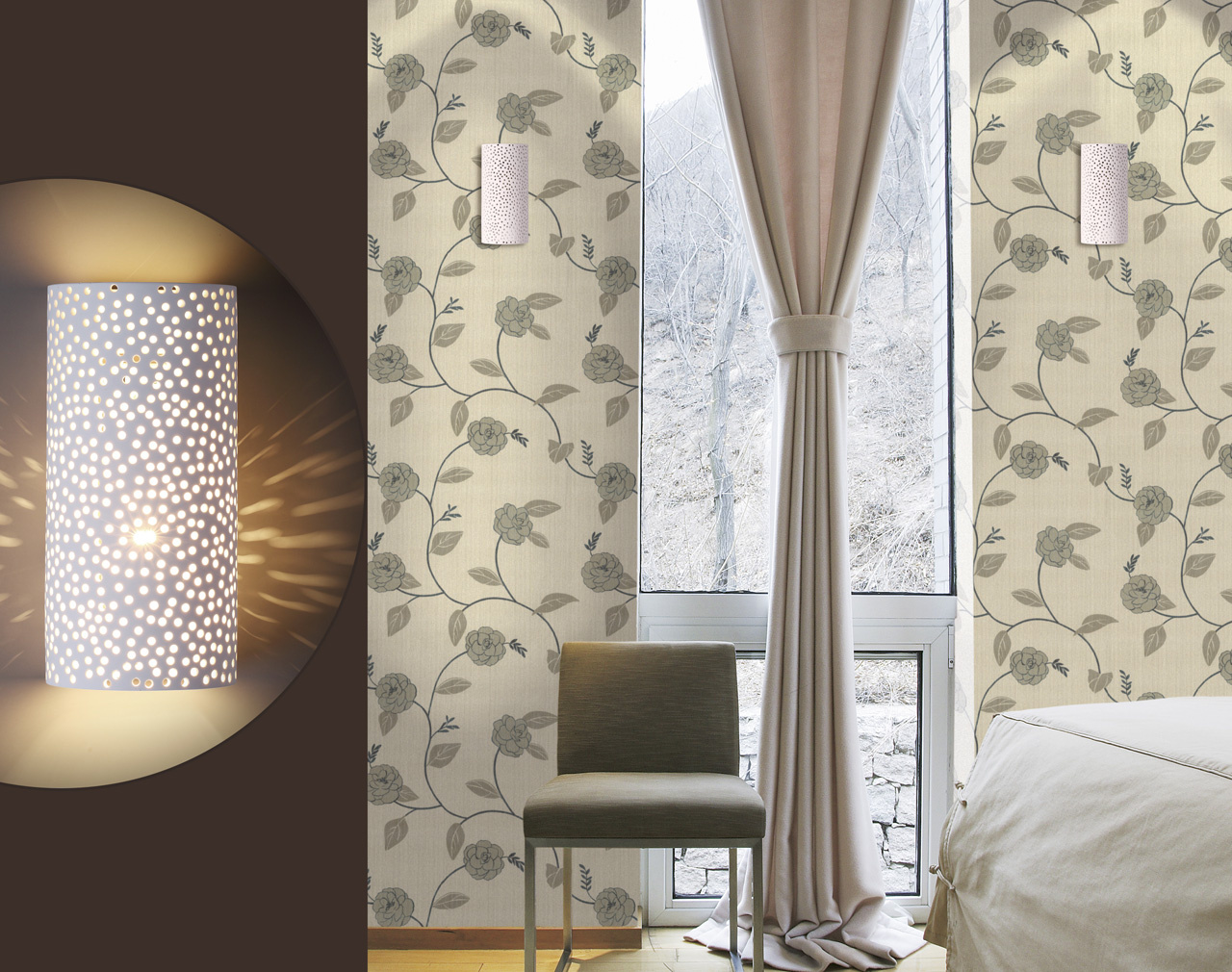 Настенный светильник Odeon Light Gesso 3546/1W