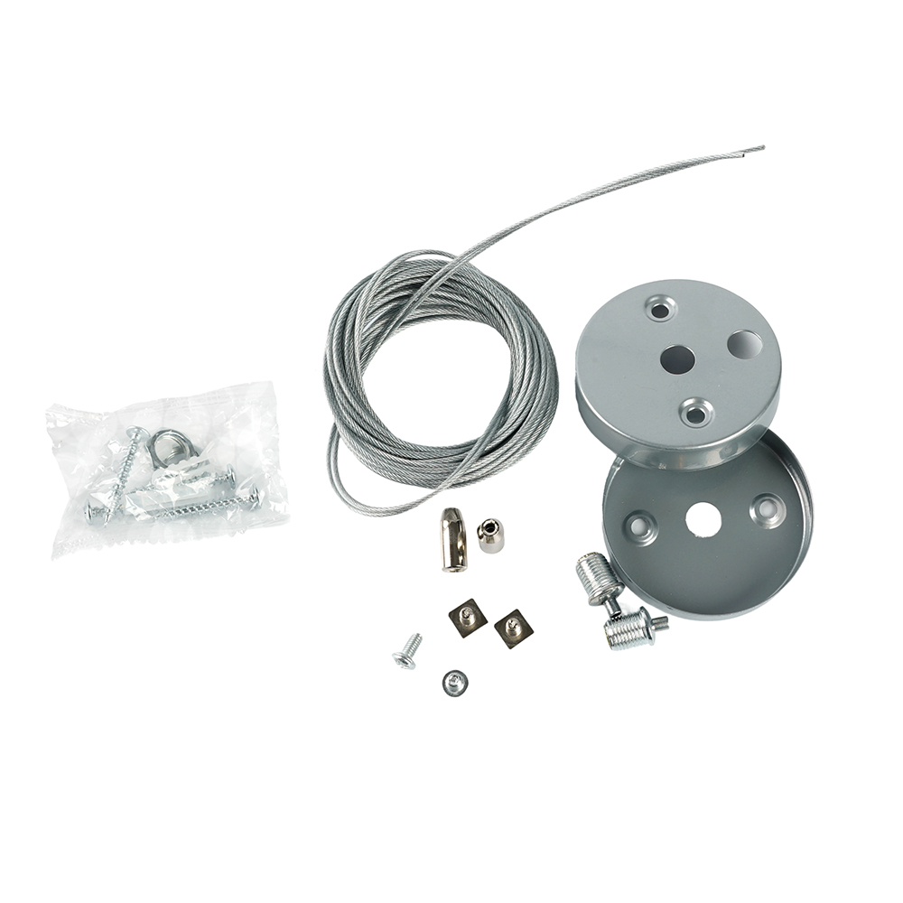 Подвес для светильников AL4036 серии RetailRay, длина 400см, серебро LD4036 51875