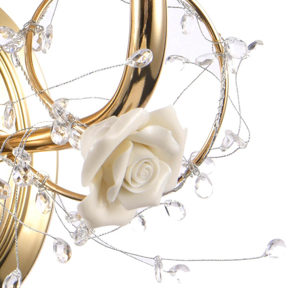 Бра золотое Seven Fires Эйдин 77302.02.01.02