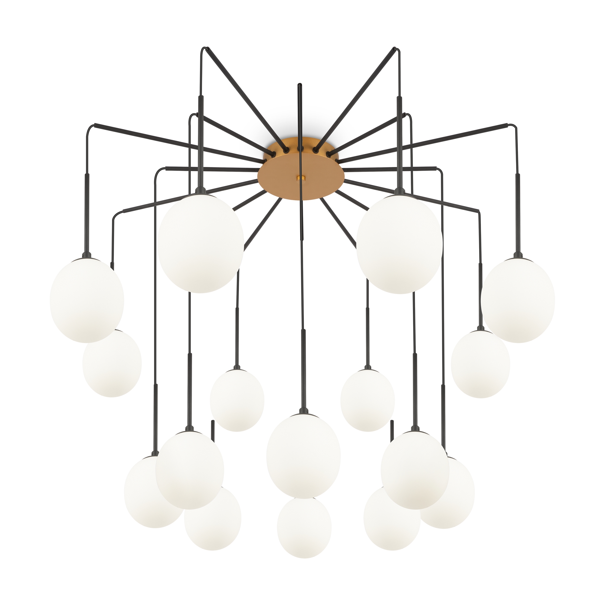 Подвесная люстра Maytoni Branch MOD176PL-16G