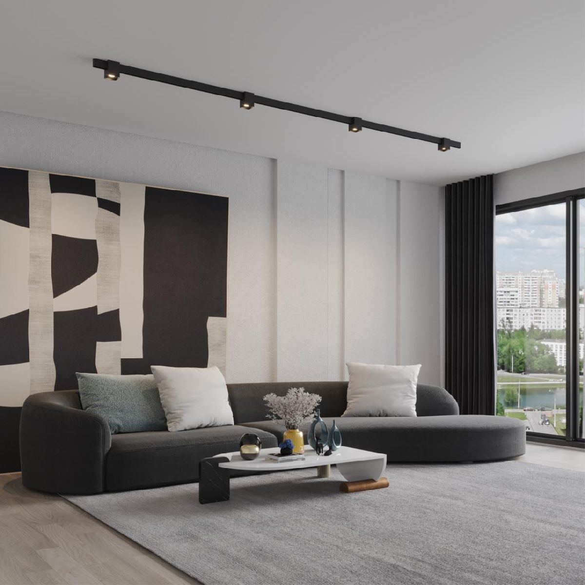 Трековый низковольтный светильник Novotech Shino Flum 359519