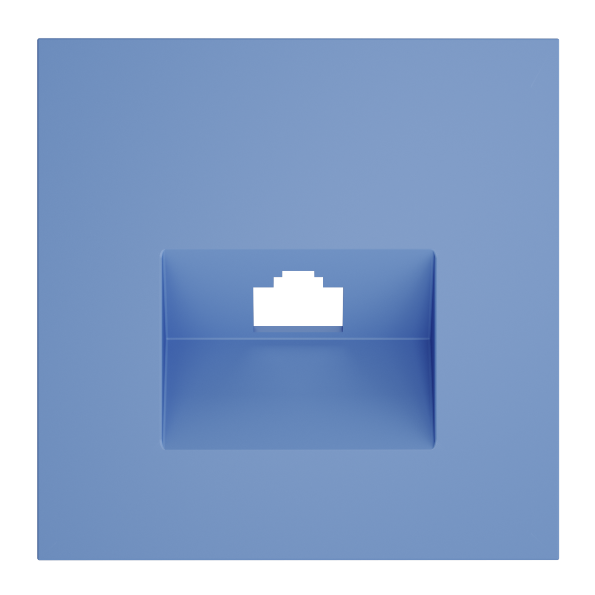 Накладка для розетки компьютерной RJ45 кат.6 Voltum S70 (деним) VLS001315