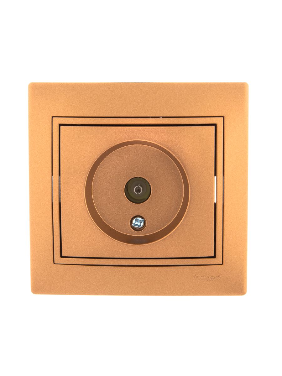 Розетка ТВ оконечная Lezard Mira 701-1313-130