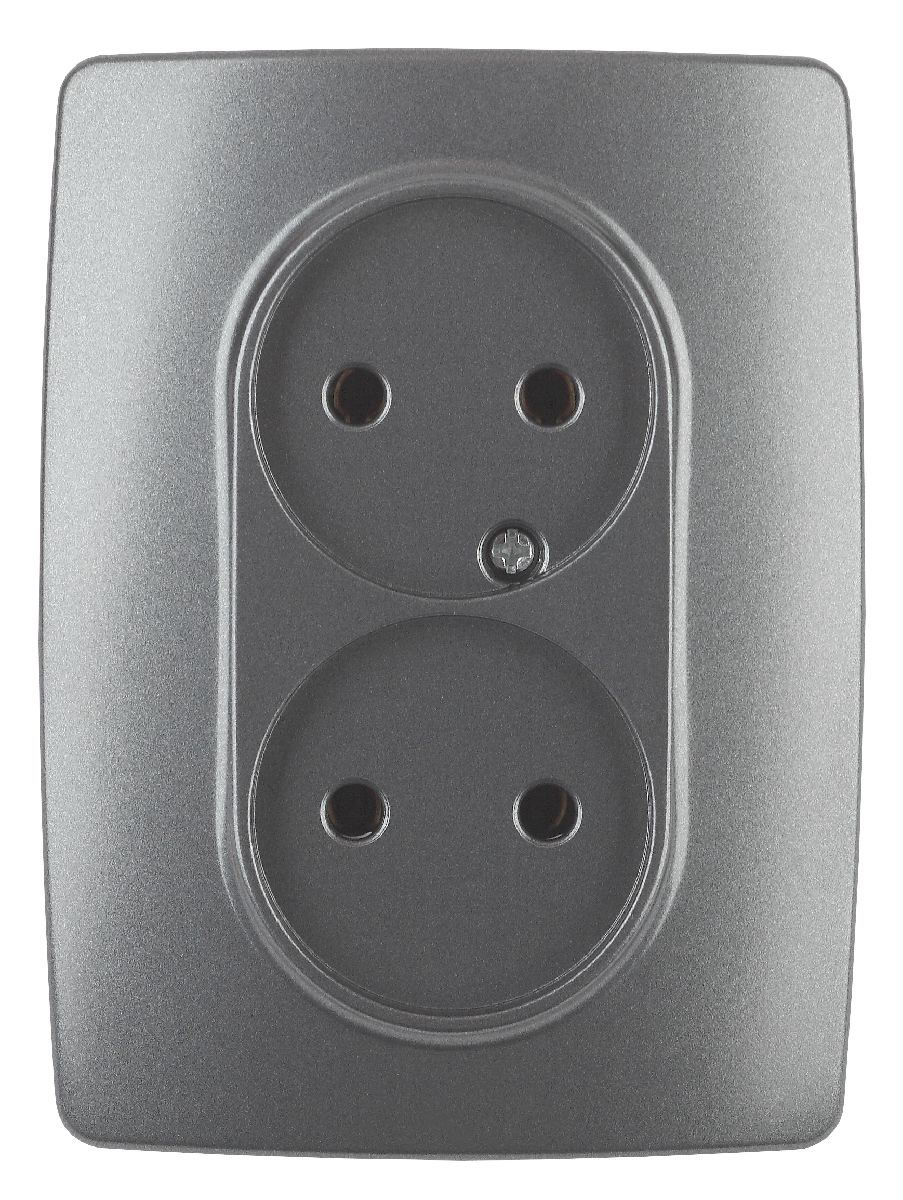 Розетка 2x2P Эра 12-2107-12 Б0031244