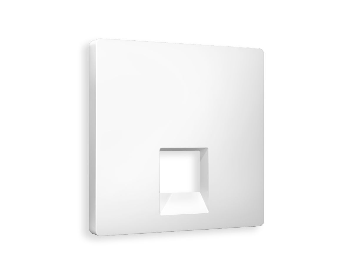 Лицевая панель для компьютерной/телефонной розетки RJ-45/RJ-11 Ambrella Volt Alfa AP1320