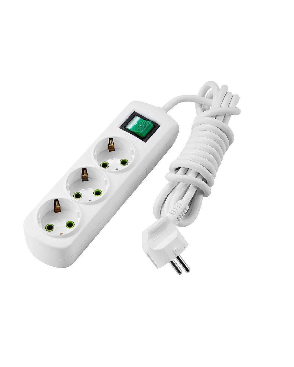 Удлинитель с/з с выключателем Lezard Letitia 721-0303-302