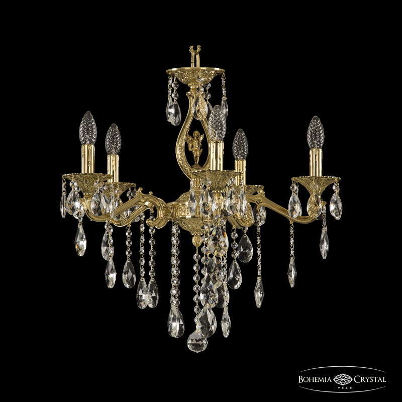 Подвесная люстра Bohemia Ivele Crystal Verona 72402/5/175 B G FA5S