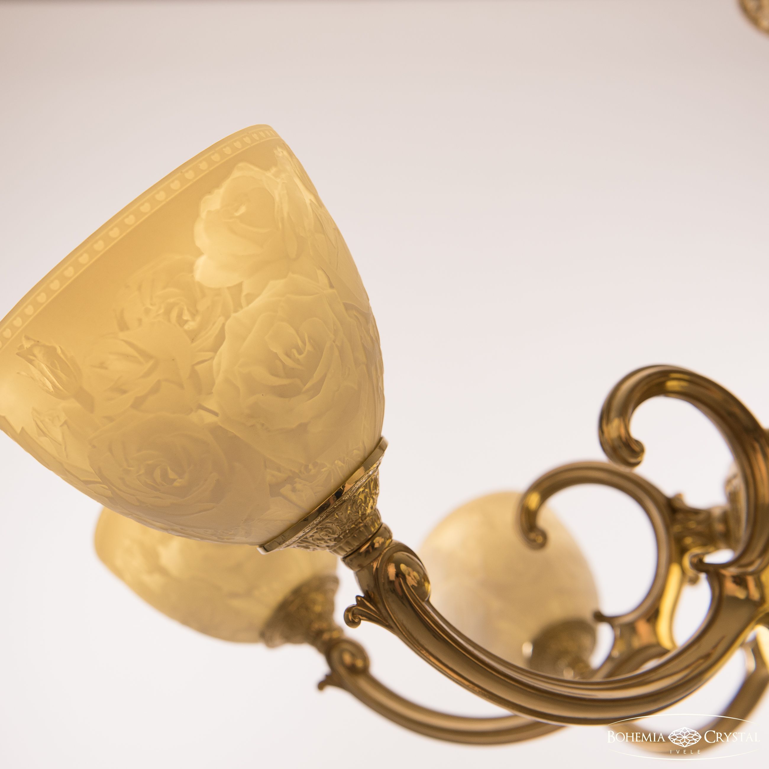 Подвесная люстра Bohemia Ivele Crystal Verona 72213P/8/210 G P1 U Rose