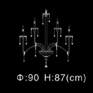 Подвесная люстра DeLight Collection Emma MD102760-18A