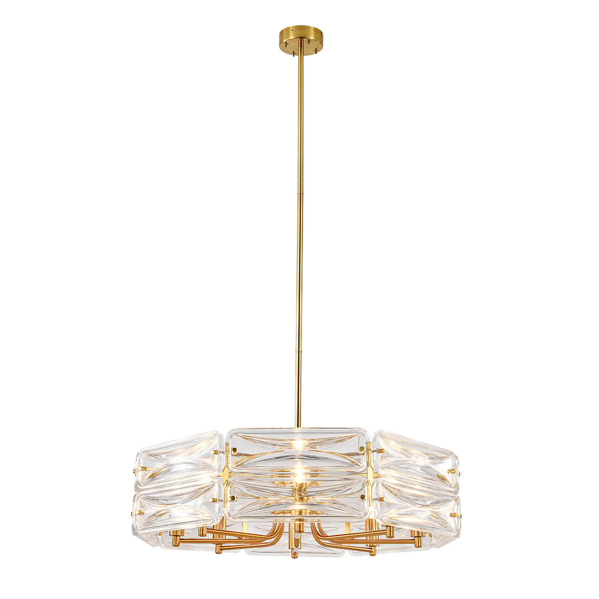 Подвесная люстра Indigo Zaffiro 12046/8P Brass V000499